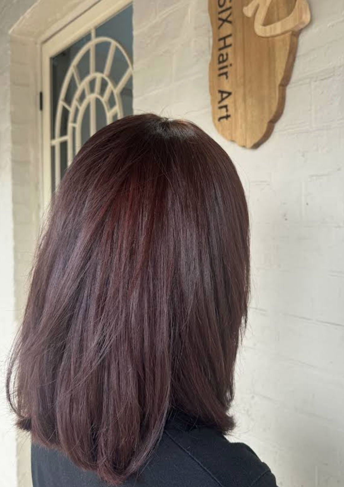 Glossy colour hairstyle by HI SIX Hair Studio