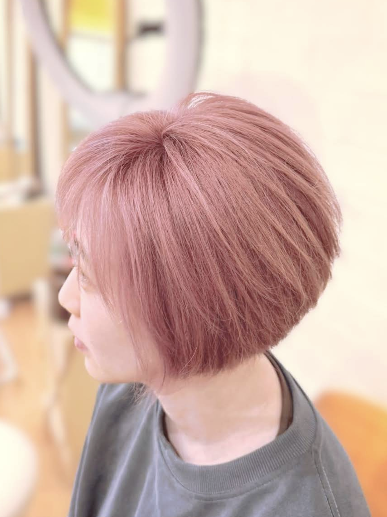 Finished hair styling by HI SIX Hair Studio